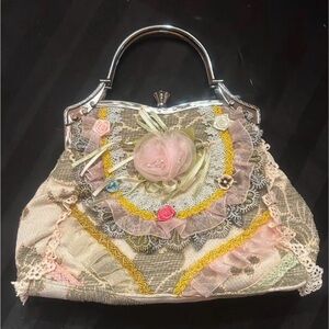 Floral Embellished Handbag